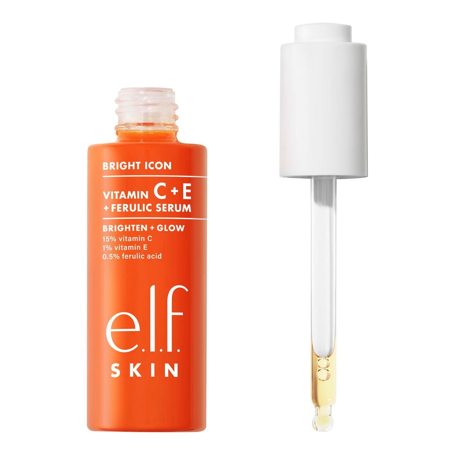E.L.F. SKIN BRIGHT ICON VITAMIN C + E + FERULIC SERUM (SÉRUM FACIAL ILUMINADOR)